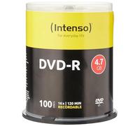 DVD-R4,7 INT100 - Intenso DVD-R 4,7GB, campana per CD da 100 pezzi
