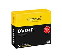Intenso 4311245 DVD+R DL vergine, 8,5 GB, 5 pezzi