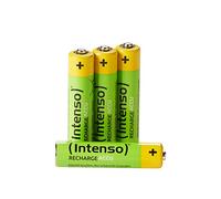Intenso Energy Eco - Batterie ricaricabili NiMH, 1000 mAh, HR03 AAA, confezione da 4