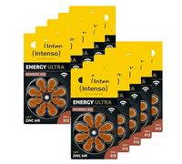 Intenso Energy Ultra PR 41-312 - Batterie per apparecchi acustici, confezione da 80 pezzi, marrone (tipo 312)