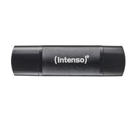 Intenso Flex Line - Chiavetta USB 256 GB - Dual USB 3.2 Gen 1x1 con USB-C & USB-A per smartphone, tablet, laptop e PC, 70 MB/s, colore: Nero