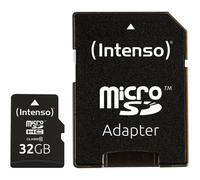 Intenso High Performance Scheda microSDHC 32 GB Class 10 in dattatore SD