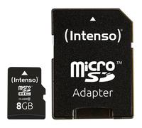 Intenso High Performance Scheda microSDHC 8 GB Class 10 in dattatore SD