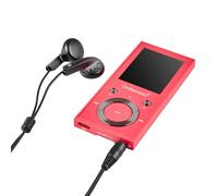 Intenso Lettore video BT MP3 con Bluetooth 5.0, display a colori da 1,8 pollici, microSD, USB C, fino a 18 ore, con cuffie, rosa