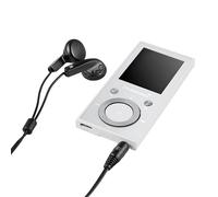 Intenso Lettore video BT MP3 con Bluetooth 5.0, display a colori da 1,8 pollici, microSD, USB C, fino a 18 ore, con cuffie, bianco