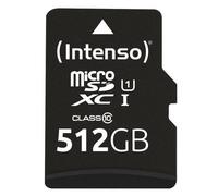 INTENSO MEMORY CARD MICRO SD 512GB UHS-I PREMIUM UP TO 90 MB/S