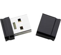 Intenso Micro Line - Chiavetta USB da 16 GB - USB 2.0, Nero | Mini flash drive in custodia in plastica ultra piccola, peso 2 g, dimensioni 20 x 15 x 7 mm