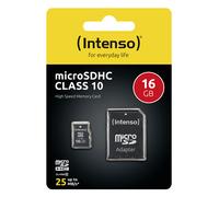 Intenso micro sdhc 16gb classe 10 + adattatore sd