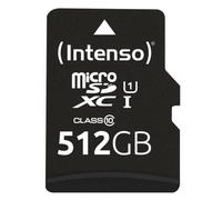 INTENSO 3424493 - Scheda di memoria MicroSDXC 512GB, Intenso Classe 10 - UHS-1