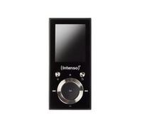 Intenso Lettore video BT MP3 con Bluetooth 5.0, display a colori da 1,8 pollici, microSD, USB C, batteria fino a 18 ore, con cuffie, nero