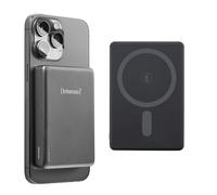 Intenso MW10000 Power Bank Magnetico 10000mAh - MagSafe, Wireless Charging 15W, USB-C PD 20W, per iPhone e Android - Testato in Germania - Grigio