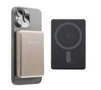 Intenso MW10000 Power Bank Magnetico 10000mAh - MagSafe, Wireless Charging 15W, USB-C PD 20W, per iPhone e Android - Testato in Germania - Champagne