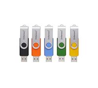 Intenso Office Line Multipack USB Stick 5X 32GB - Super Speed USB 3.2, fino a 70MB/s, colori assortiti con staffa in metallo ed etichette per scrivere