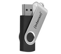 Intenso Office Line USB Stick da 128 GB, Super Speed USB-A 3.2, fino a 70 MB/s, robusto alloggiamento in metallo, argento e nero: Amazon.de: computer e accessori