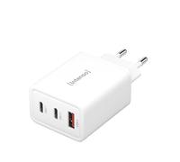 Intenso 1x USB-A auf 2x USB-C GAN Adapter weiß