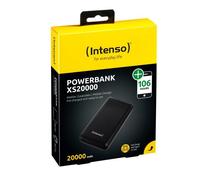 INTENSO POWER BANK 20000MAH USB TYPE C 5V-3.1A MICRO USB+TYPE C 5V-2.4A BLACK