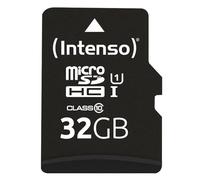 Intenso Premium Scheda di memoria MicroSDHC da 32 GB (con Adattatore SD), Class 10 UHS-I