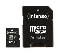 Intenso Premium Scheda di memoria MicroSDHC da 32 GB (con Adattatore SD), Class