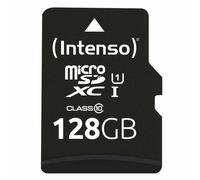 Intenso Premium Scheda di Memoria microSDXC da 128 GB Class 10 UHS I (con