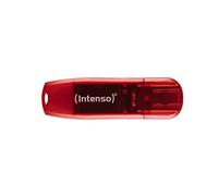 Intenso Rainbow Line 128 GB - Chiavetta USB 2.0 - Colore: rosso