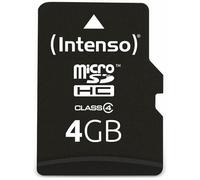 INTENSO MSDHC4G - Scheda di memoria MicroSDHC 4°GB - Intenso