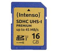 INTENSO 3421470 - Scheda di memoria SDHC 16GB, Intenso Classe 10 - UHS-1