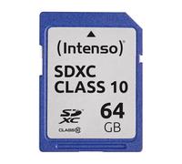 INTENSO 3411490 - Scheda di memoria SDXC 64 GB, Intenso Classe 10