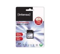 INTENSO 3411490 - Scheda di memoria SDXC 64 GB, Intenso Classe 10