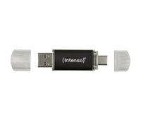 Intenso Twist Line 16GB Dual USB 3.2 USB C e USB-A 70MB/s | Per smartphone e tablet abilitati OTG, laptop e PC, antracite