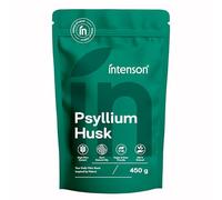 Intenson Bucce di Psillio, 450 g, Ricche di Fibre, 100% Naturali, Vegane e Compatibili con la Dieta Keto, Senza Glutine, Senza Additivi, Senza OGM