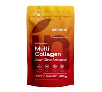 Intenson Multi Collagen Inner Glow Lemonade, Mango-Passion Fruit, 660g, 5 Tipi di Collagene, Acido Ialuronico, Vitamine C e A, Senza Zucchero, 60 Porzioni