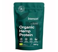 Intenson Proteine di Canapa Bio, 500 g, Biologico Certificato UE, Alto Contenuto Proteico, Supporta il Mantenimento e la Rigenerazione Muscolare, Vegano, Senza Glutine, Senza Additivi