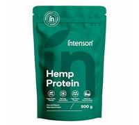 Intenson Proteine di Canapa in Polvere, 500 g, Alto Contenuto Proteico, Supporta il Mantenimento e la Rigenerazione Muscolare, Vegano e Compatibile con Dieta Keto, Senza Glutine, Senza Additivi