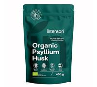 Intenson Psillio Bio, 450 g, Biologico Certificato UE, Ricco di Fibre, 100% Naturale, Vegano, Compatibile con la Dieta Keto, Senza Glutine, Senza Additivi
