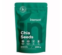 Intenson Semi di Chia, 1000 g, Naturalmente Ricchi di Fibre e Proteine Vegetali, Vegani, Senza Glutine, Senza Zuccheri Aggiunti, Non OGM