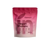 Intenson Vegan Protein Powder Cioccolato Bianco Lampone, 900 g, 21 g Proteine pe