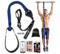 INTENT SPORTS Banda di supporto per trazioni max 200, fino a 90,7 kg di assistenza! - Chin Up - Allenamento eBook! - ad alte prestazioni - Fasce di resistenza - Crossfit o programma di allenamento,