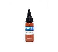 INTENZE Colore per tatuaggi Marrone 30ml - Medium Brown - L'originale:colori resistenti e assolutamente sterili-Inchiostro per tatu.vegano-per vivaci tatu.permanenti con una consistenza perfetta