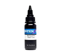 INTENZE Colore per tatuaggi Nero 30ml-Dark Tone Bob Tyrrell -L'originale: colori resistenti e assolutamente sterili-Inchiostro per tatu. vegano-per vivaci tatu. permanenti con una consistenza perfetta