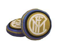 Inter 93200402120 Cuscino Sagomato, Poliestere, Azzurro, 45x45x7 cm