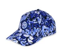 Inter - Baseball Hat Bold Collection, Collezione Graffiti, Cappellino da Baseball con Visiera, Prodotto Ufficiale, Colore Blu