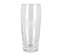 Inter Bicchiere Birra in Vetro, 0,5L, Logo inciso in Rilievo, Linea Cucina. Prodotto Ufficiale, Regalo Perfetto per i Tifosi Nerazzurri.
