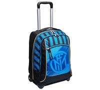 Inter Big Trolley, Inter, Winner Destiny, con Pallone Incluso, Scuola y Viaggio, Nero, Blu