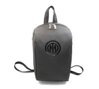 INTER 153459, Zainetto Monospalla 2 in 1 Unisex-Adulto, Nero, Medio