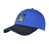 Inter cap Cappellino da Baseball, Nero/Blu-Logo Pelle, Taglia Unica Unisex-Adulto