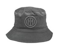 Inter Cappello Pescatore Velluto Double Face Nylon Ricamo 153501 S-M Grigio