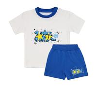 Inter - Completo Corto Baby Snake, Completo da Neonato, Tshirt e Shorts, Colore Bianco, Prodotto Ufficiale 6 MESI