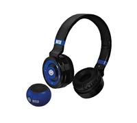 Inter -Cuffie Senza Filo Cuffie Wireless Over-Ear Bluetooth Senza Fili Pieghevoli, con Microfono Incorporato, HiFi Stereo, Micro SD Slot, FM Radio per iPhone/Android/Viaggio/PC (+ mini speaker)