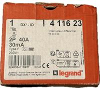 Inter diff DX³-ID - vis/vis - 2P - 230V~ - 40A -type Hpi - 30mA -départ haut- 2M - LEGRAND 4 116 23
