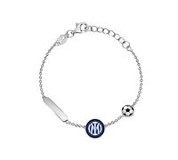 Inter F.C. Internazionale Bracciale ACCIAIO BIMBO